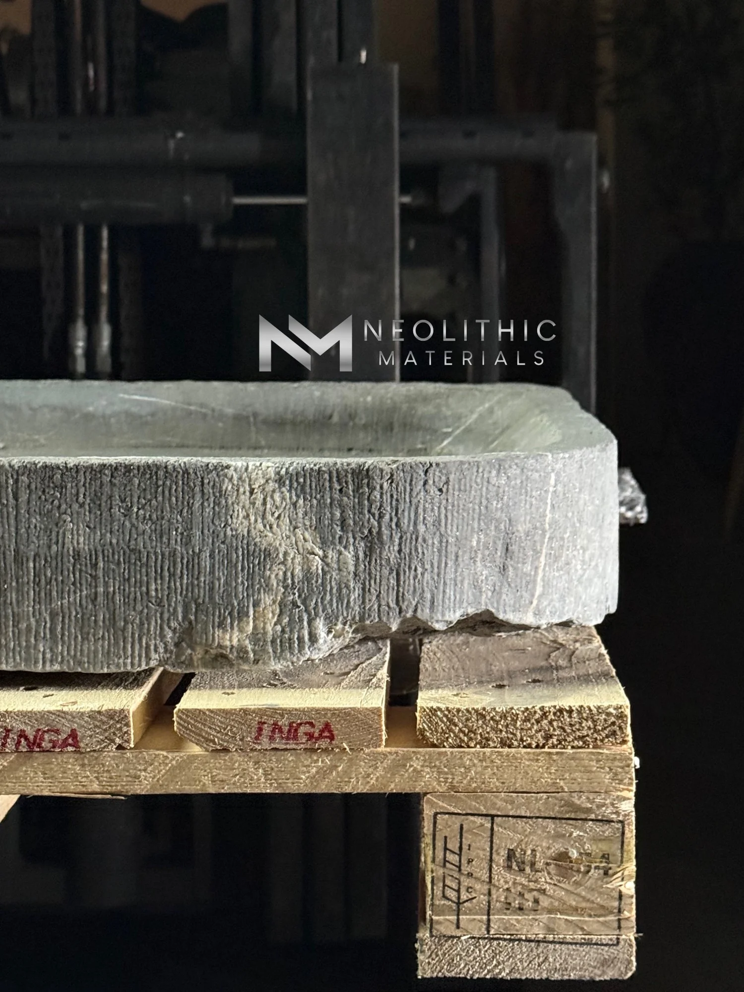 Antique Belgian Bluestone Sink - Image 6